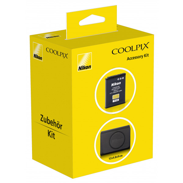 Nikon S9900 Zubehör-Set mit EN-EL12 Akku und Coolpix Fall-33